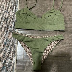 Acacia Swimwear Olive Green Bikini